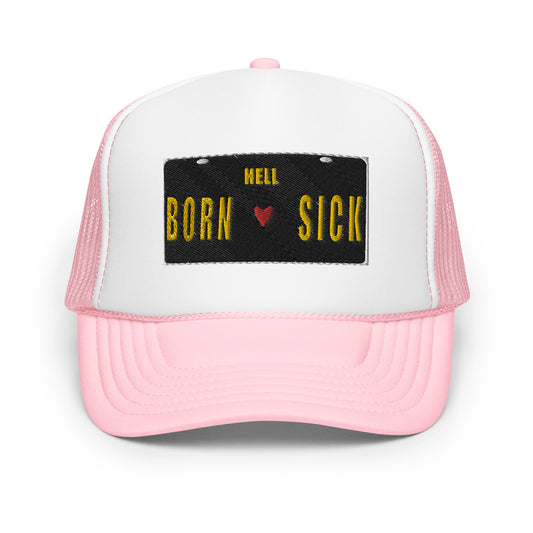 license plate hat