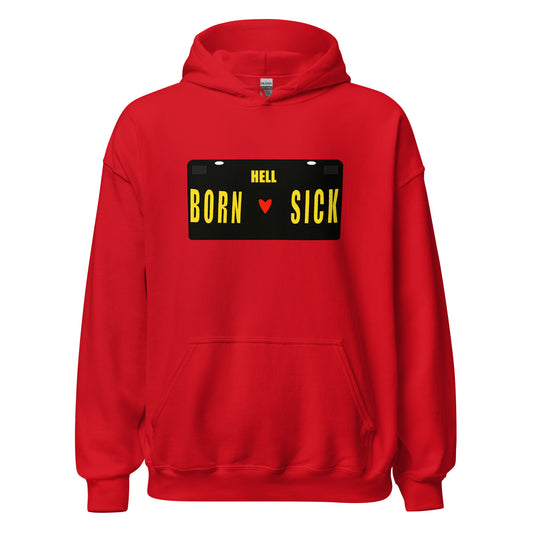 license plate hoodie